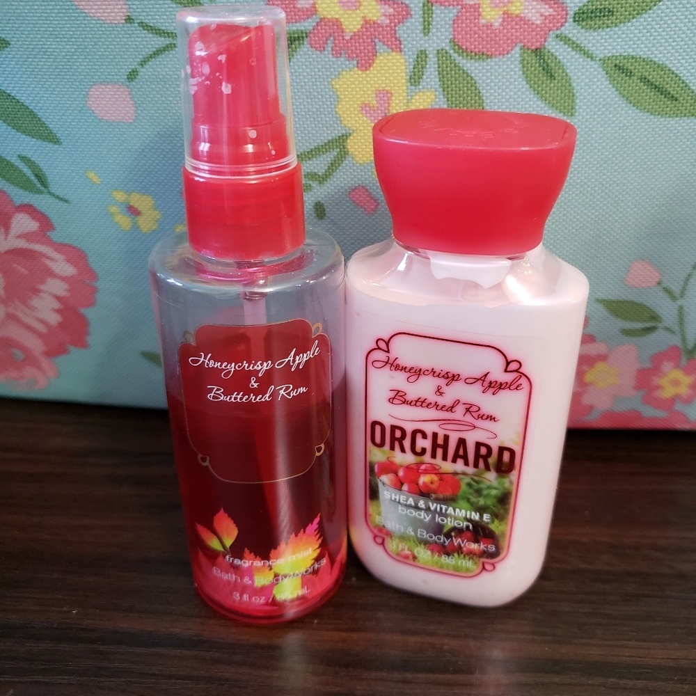 Body spray and lotion